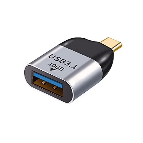 NFHK USB 3.1 Typ C Stecker Host auf USB 3.0 Typ A Buchse OTG Daten 10 Gbit/s Adapter für Laptop und Handy von NFHK