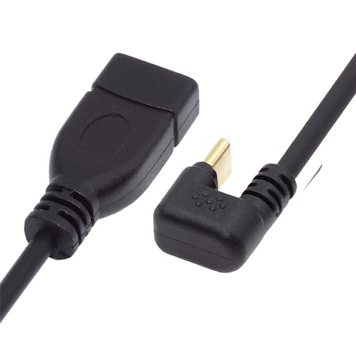 NFHK USB-C USB 3.1 Typ-C-Stecker auf USB 3.0-A-Buchse, 10 Gbit/s, OTG-Datenkabel, gegenüberliegend U-Form, abgewinkelt, NF-UC-200-OS NFHK USB-C USB 3.1 Typ-C-Stecker auf USB 3.0-A-Buchse, 10 Gbit/s, OTG-Datenkabel, gegenüberliegend U-Form, abgewinkelt, NF-UC-200-OS von NFHK