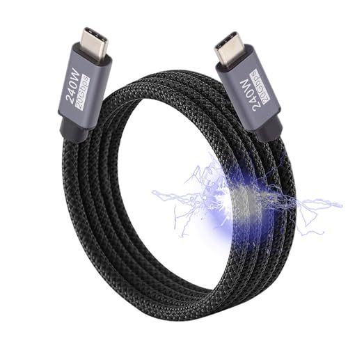 NFHK USB3.2 Magnetisches Kabel USB-C 20Gbps 240W 8K 5K 4K USB4.0 Hyper Super Coiled Typ-C Schnellladekabel 100cm NFHK USB3.2 Magnetisches Kabel USB-C 20Gbps 240W 8K 5K 4K USB4.0 Hyper Super Coiled Typ-C Schnellladekabel 100cm von NFHK