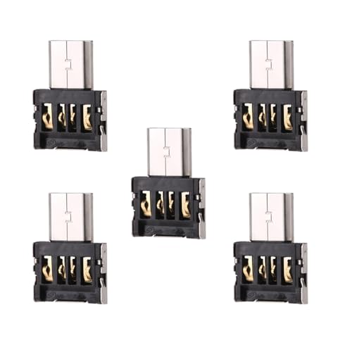 NFHK Ultra Mini DM Micro USB 5pin OTG Adapter Stecker für Handy Tablet USB Kabel Flash Disk 5 Stück NFHK Ultra Mini DM Micro USB 5pin OTG Adapter Stecker für Handy Tablet USB Kabel Flash Disk 5 Stück von NFHK