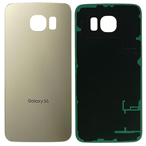NG-Mobile Backcover Cover Glas Rückseite Deckel Gehäuse schwarz für Samsung Galaxy S6 SM-G920F, Gold von NG-Mobile