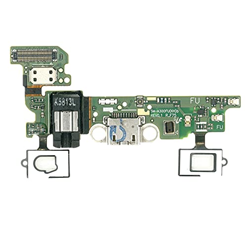 NG-Mobile Ladebuchse für Samsung Galaxy A3 (SM-A300F) microUSB Flexkabel Mikrofon, Kopfhöreranschluss, Menü-Tasten Elektronik Ladeanschluss - Lade Eingang von NG-Mobile