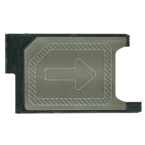 NG-Mobile Simkarten SIM Karten Try Halter Schlitten Einschub für Sony Xperia Z5 compact E5803, E5823 schwarz von NG-Mobile