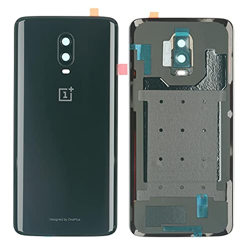 OnePlus 6T Gehäuse Back Cover Deckel Rückseite Kamera Linse Glas Midnight Black schwarz von NG-Mobile