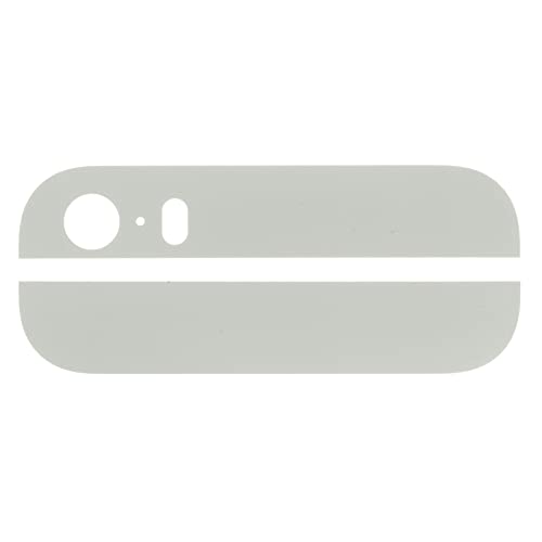 Original iPhone 5S Abdeckungen Glas Rückseite Kappe Back Cover Gehäuse, weiß von NG-Mobile