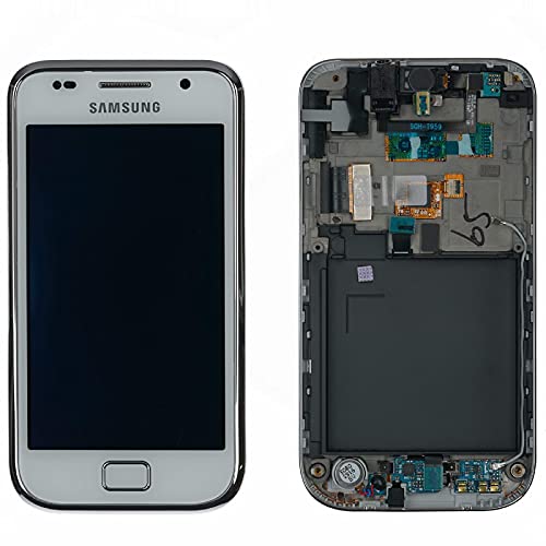 Samsung Galaxy S Plus GT-i9001 Display Modul LCD Touchscreen Scheibe Glas Rahmen weiß - GH97-11186A von NG-Mobile