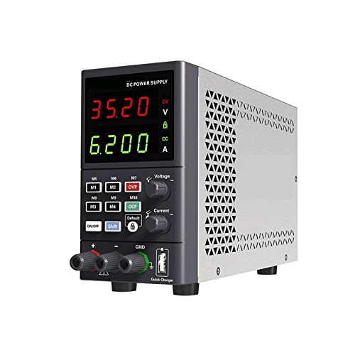 Labornetzgerät, 35V 6A Einstellbares DC-Netzteil Digitales LED-Laborbank-Spannungsregler-Stabilisator-Schaltnetzteil Labornetzgerät, 35V 6A Einstellbares DC-Netzteil Digitales LED-Laborbank-Spannungsregler-Stabilisator-Schaltnetzteil von NGBFF