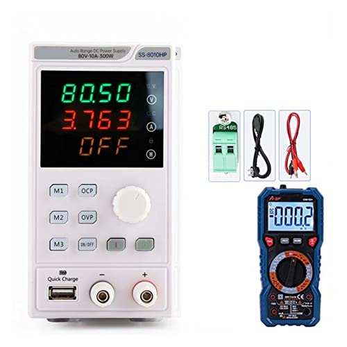 Labornetzgerät, Variables Labor-DC-Netzteil, einstellbarer 40-V-/20-A-/300-W-Spannungsregler-Stabilisator, Labortisch-Stromquelle(SS-8010HP) von NGBFF
