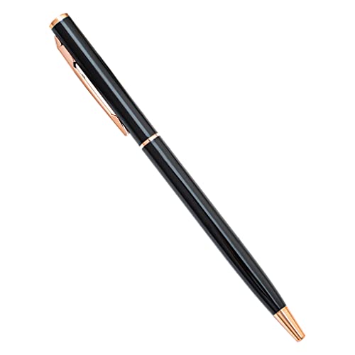 NGCG For Creative Metall-Kugelschreiber, farbiger Kugelschreiber, Drehbewegung, 8 verschiedene Bonbonfarben, Business-Giveaways, Zubehör, Kugelschreiber, schwarz, einziehbar, glattes Schreiben, von NGCG