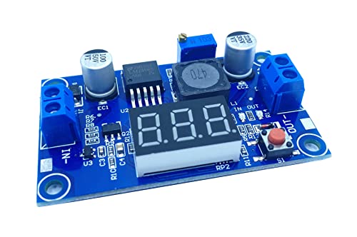 NGEN LM2596S DC-DC Adjustable Step-Down (Buck) Voltage Regulator Module with LED Voltmeter Display Power Supply Board for Raspberry Pi and Arduino Projects von NGEN