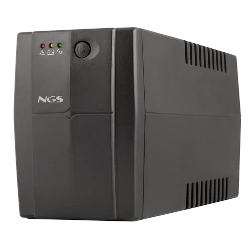 NGS FORTRESS900V3 - Unterbrechungsfreie Stromversorgung USV, Off Line UPS 600 VA, konstante Ausgangsspannung 360W für 2 Schuko-Steckdosen NGS FORTRESS900V3 - Unterbrechungsfreie Stromversorgung USV, Off Line UPS 600 VA, konstante Ausgangsspannung 360W für 2 Schuko-Steckdosen von NGS