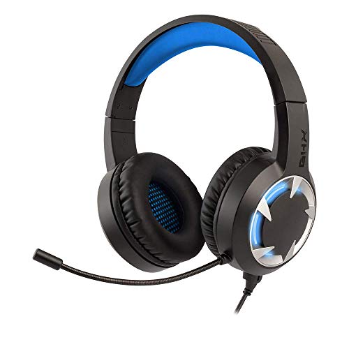 NGS GHX-510 Gaming-Headset mit einstellbarem Mikrofon 15 W, LED-Leuchten, kompatible mit PS4 / Xbox One/PC von NGS