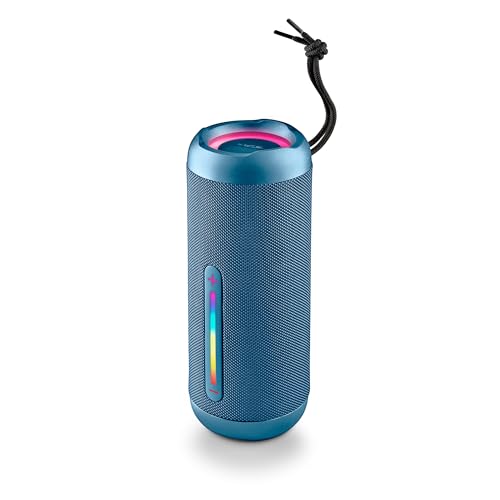 NGS Roller Furia 2 Blue - Kabelloser Lautsprecher mit Bluetooth-Kompatibilität, IPX7-Wasserdichtigkeit, 30 W, True Wireless, USB, Batterielaufzeit 9 Stunden, Blau NGS Roller Furia 2 Blue - Kabelloser Lautsprecher mit Bluetooth-Kompatibilität, IPX7-Wasserdichtigkeit, 30 W, True Wireless, USB, Batterielaufzeit 9 Stunden, Blau von NGS