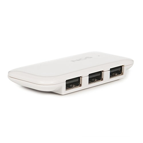 NGS USB HUB IHUB4 - Hub mit 4 USB 2.0 Anschlüssen, weiß von NGS