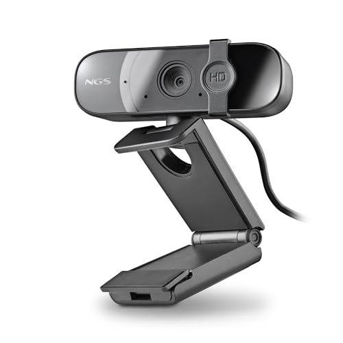 NGS XPRESSCAM 1080HD - Full HD 1080p Webcam mit integriertem Mikrofon und USB 2.0 Anschluss für Videoanrufe in Skype, Zoom und Teams, Verstellbarer Standfuß und Blickschutzfilter NGS XPRESSCAM 1080HD - Full HD 1080p Webcam mit integriertem Mikrofon und USB 2.0 Anschluss für Videoanrufe in Skype, Zoom und Teams, Verstellbarer Standfuß und Blickschutzfilter von NGS