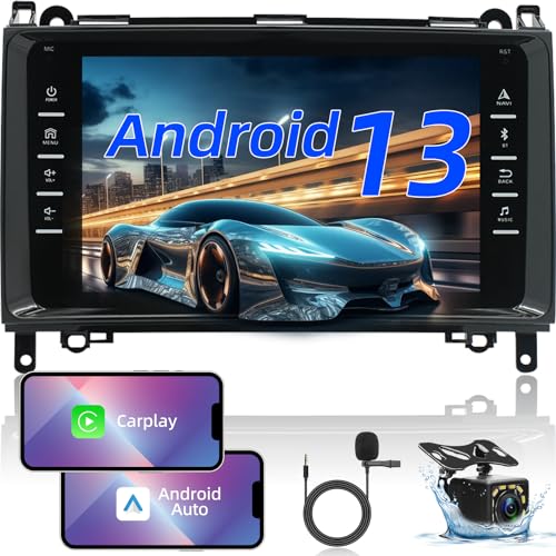 NHOPEEW 8-Zoll-Android-Autoradio für W169 W245 B160 B170 B180 B200 W639 Vito Viano W906, GPS-Navigation Stereo-Unterstützung Mirror Link Bluetooth WiFi FM USB RCA von NHOPEEW