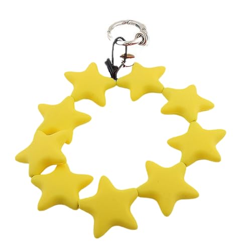 Rainbow Star Handy Lanyard Eleganter Schlüsselbund Pendellanpendel Acrylhandkette für Damen Smartphone Hangings Accessoire Rainbow Star Handy Lanyard Eleganter Schlüsselbund Pendellanpendel Acrylhandkette für Damen Smartphone Hangings Accessoire von NHYHEHMR