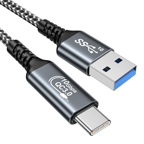 USB C Kabel Kurz 0.5M, QC 3.0 USB C Ladekabel USB 3.0 10Gbps Nylon USB auf USB C Kabel kompatibel mit Samsung Galaxy S24 S23 S22 S21 S10 A73 A72, Note 9 Pixel 7 iPhone 15 16 USB C Kabel Kurz 0.5M, QC 3.0 USB C Ladekabel USB 3.0 10Gbps Nylon USB auf USB C Kabel kompatibel mit Samsung Galaxy S24 S23 S22 S21 S10 A73 A72, Note 9 Pixel 7 iPhone 15 16 von NIBIKIA
