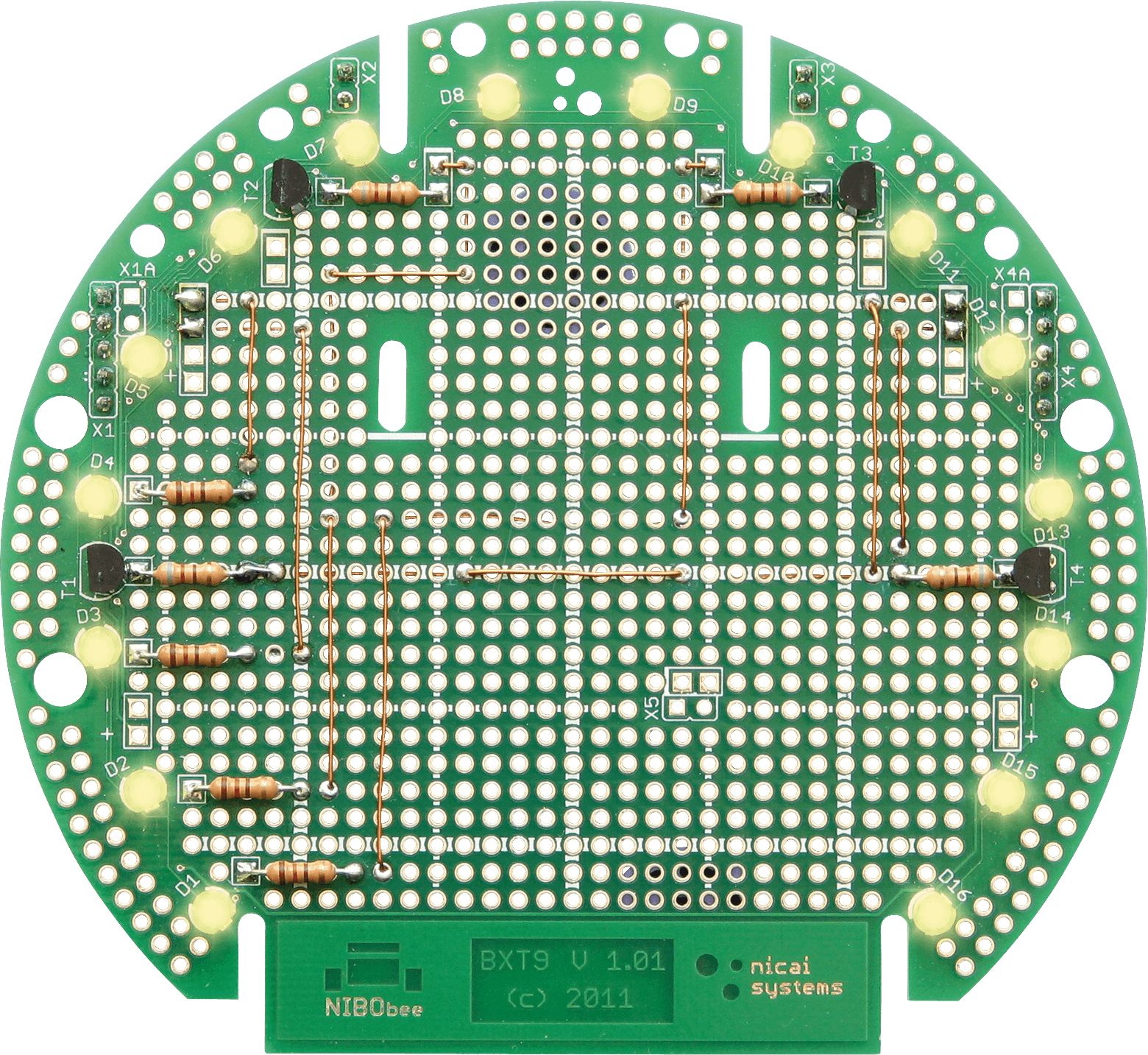 NIBO BEE BXT9 K1 - Erweiterung BXT9 LED-Kit von NICAI SYSTEMS