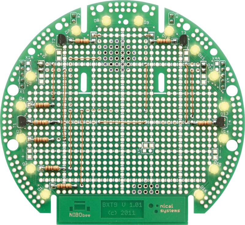 NIBO BEE BXT9 K1 - Erweiterung BXT9 LED-Kit von NICAI SYSTEMS