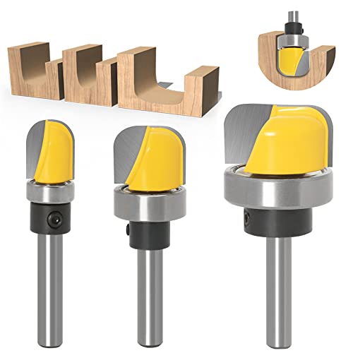 NICAVKIT 3 Stück Schüssel und Tablett Vorlage Fräser Bit, 8 mm Schaft Rundfräser Router Bits Oberfräser Schüssel-Fräs-Bit Hohlkehlfräser Nutfräser-Set für Holzbearbeitung Shaker Cutter Werkzeuge NICAVKIT 3 Stück Schüssel und Tablett Vorlage Fräser Bit, 8 mm Schaft Rundfräser Router Bits Oberfräser Schüssel-Fräs-Bit Hohlkehlfräser Nutfräser-Set für Holzbearbeitung Shaker Cutter Werkzeuge von NICAVKIT