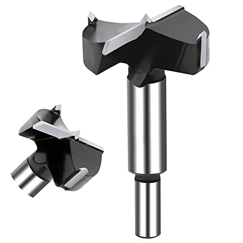 NICAVKIT Wolframstahl Forstnerbohrer 48mm, Professional Forstner bohrer Bit Holz Lochschneider, Holzbohrer Topfbohrer Kunstbohrer für Holz & Hartholz NICAVKIT Wolframstahl Forstnerbohrer 48mm, Professional Forstner bohrer Bit Holz Lochschneider, Holzbohrer Topfbohrer Kunstbohrer für Holz & Hartholz von NICAVKIT