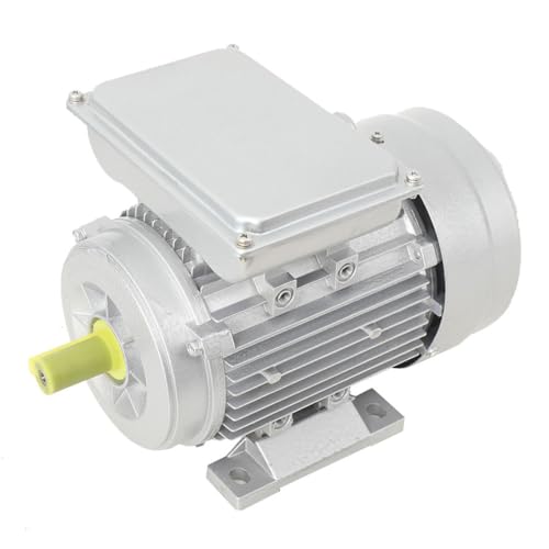 NICCOO 0,75kW Elektromotor, 1400r/min 1-phasig Elektro Motor, Einphasen-Motor weithin in Ventilatoren, Pumpen, Werkzeugmaschinen, Wellendurchmesser 19mm von NICCOO