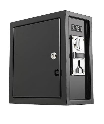NICCOO Münzbetriebener Münz-Timer-Steuerkasten-Netzteilkasten, Münze Zeitschaltuhr Box, Münzzeitschaltuhr für Waschmaschine, Massagestühle, Ladegeräte, Dryers usw von NICCOO