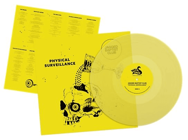 Jagged Baptist Club - Physical Surveillance (Transparent Yellow Vinyl) (Vinyl) von NICE SWAN