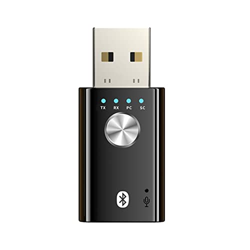 NICERAM 5 Pcs USB-Wireless-Adapter,4-in-1 BT 5.1 Audio-Sender - BT-Empfänger für Auto-, Heimstereoanlage, Kopfhörer, PC, Fernseher und mehr von NICERAM