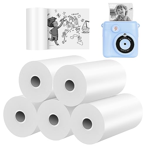 Druckpapier für Kinderkamera, Zero Ink Druckpapier für Kinder-Sofortbildkamera Sofortdruck Thermopapier, Nachfüllpapier für Kinderkamera Zubehör Druckpapier für Kinderkamera, Zero Ink Druckpapier für Kinder-Sofortbildkamera Sofortdruck Thermopapier, Nachfüllpapier für Kinderkamera Zubehör von NICEWIN