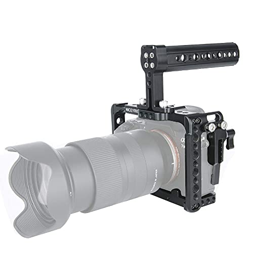NICEYRIG A7RIII/ A7III/ A7MIII/ A9/ A7RII/ A7SII Kamera Cage Kit mit Käse Top Griff HDMI Kabel Lock Für DSLR Sony a7riii/a7miii/A9/a7sii/a7rii/a7ii Kamera NICEYRIG A7RIII/ A7III/ A7MIII/ A9/ A7RII/ A7SII Kamera Cage Kit mit Käse Top Griff HDMI Kabel Lock Für DSLR Sony a7riii/a7miii/A9/a7sii/a7rii/a7ii Kamera von NICEYRIG