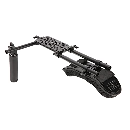 NICEYRIG Camera One-Shoulder Rig, Video Film Making System Kit für DSLR-Kamera und Camcorder mit Schulterhalterung, 20-mm-Stange, kompatibel mit Canon Nikon Sony DSLR-Kamera-542 NICEYRIG Camera One-Shoulder Rig, Video Film Making System Kit für DSLR-Kamera und Camcorder mit Schulterhalterung, 20-mm-Stange, kompatibel mit Canon Nikon Sony DSLR-Kamera-542 von NICEYRIG