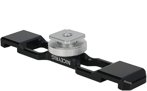 NICEYRIG Kamerakäfig/Stativ Dual Mount Cold Shoe Plate Verlängerung Adapter für Mikrofon/LED Video Light - 432 NICEYRIG Kamerakäfig/Stativ Dual Mount Cold Shoe Plate Verlängerung Adapter für Mikrofon/LED Video Light - 432 von NICEYRIG