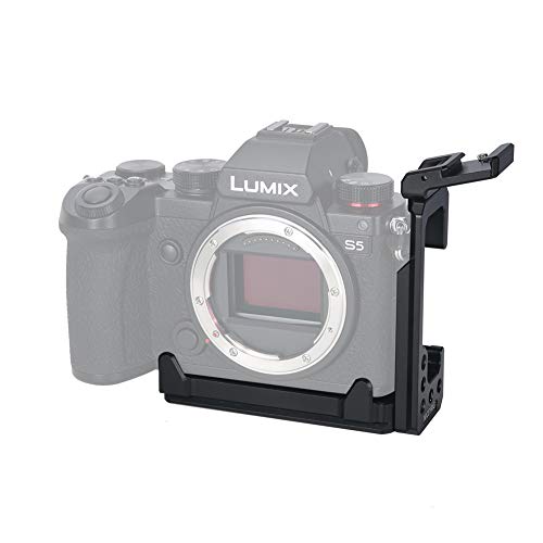 NICEYRIG Schnellwechselplatte, L-Halterung, DSLR-Kamerahalterung, Schnellwechselplatte, vertikale Videoaufnahmen für Panasonic S5/S5 MarkII/S5 MarkII X Kamera NICEYRIG Schnellwechselplatte, L-Halterung, DSLR-Kamerahalterung, Schnellwechselplatte, vertikale Videoaufnahmen für Panasonic S5/S5 MarkII/S5 MarkII X Kamera von NICEYRIG