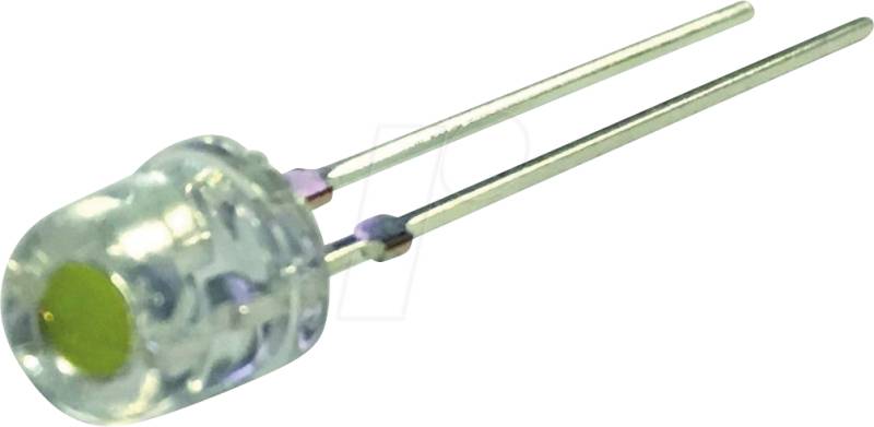 LED NSPW310DS - LED, 3 mm, bedrahtet, kaltweiß, 6200 mcd, 50° von NICHIA