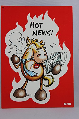 Nici - 60127 - Postkarte, Nr. 58, Glück, Pferd, Hot news! von NICI