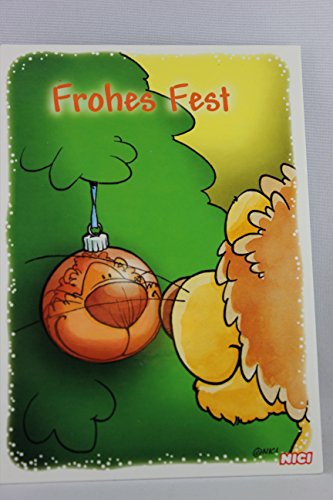 Nici - 60146 - Postkarte, Weihnachten, Löwe, Frohes Fest von NICI