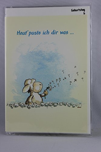 Nici - 65095 - Klappkarte, mit Umschlag, Geburtstag, Schaf, Heut´ puste ich dir was... Nämlich ganz viele liebe Wünsche zum Geburtstag! Nici - 65095 - Klappkarte, mit Umschlag, Geburtstag, Schaf, Heut´ puste ich dir was... Nämlich ganz viele liebe Wünsche zum Geburtstag! von NICI