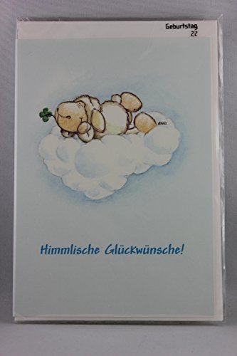 Nici - 65111 - Klappkarte, mit Umschlag, Geburtstag, Schaf, Himmlische Glückwünsche! Hoch sollst du leben! Nici - 65111 - Klappkarte, mit Umschlag, Geburtstag, Schaf, Himmlische Glückwünsche! Hoch sollst du leben! von NICI