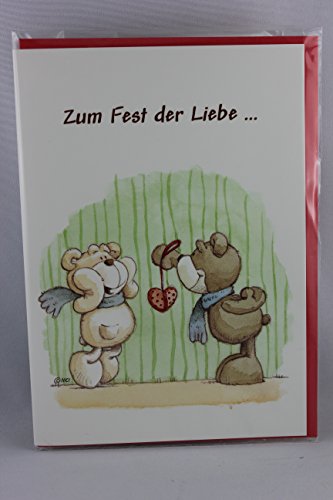 Nici - 65176 - Klappkarte, mit Umschlag, Weihnachten, Zum Fest der Liebe... Nici - 65176 - Klappkarte, mit Umschlag, Weihnachten, Zum Fest der Liebe... von NICI