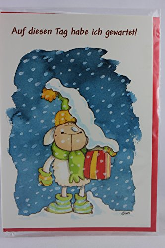 Nici - 65208 - Klappkarte, mit Umschlag, Geburtstag, Schaf, Auf diesen Tag habe ich gewartet! Schön, dass du Geburtstag hast! Nici - 65208 - Klappkarte, mit Umschlag, Geburtstag, Schaf, Auf diesen Tag habe ich gewartet! Schön, dass du Geburtstag hast! von NICI