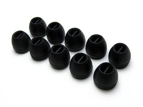 10 Stück- (Sn-Sm) Ersatz Set Ohrstöpsel Ohreinsätze Kompatibel mit Sennheiser IE Serie, CX Serie, CXC Serie, CXL Serie, OCX Serie, und MM Serie In-Ear Ohrhörern Headsets von NICKSTON