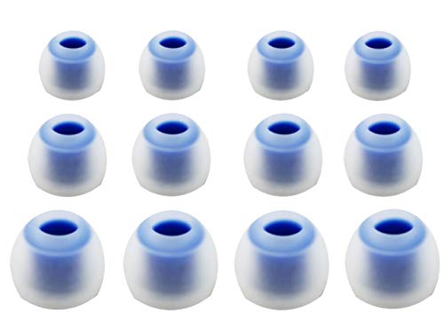 12pcs - 4S / 4M / 4L (C-BL) Replacement Earbuds Eartips Adapters Compatible with Monster iSport Achieve and Spirit Earphones Headphones von NICKSTON