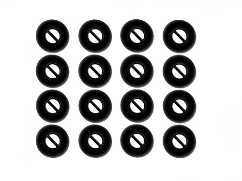 16pcs Medium (B-NSEN) Noise Isolation Premium Eartips Adapters Compatible with Sennheiser (M2 IE) Momentum I and G CX 3.00 CX 5.00 CX 7.00BT HD1 HD1 Free and HD1 Wireless In Ear Earphones Headphones von NICKSTON