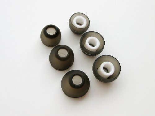 6 Stück: S/M/L Ergonomische Komfort-Ersatz-Kopfhörer für Sennheiser IE-Serie, CXC-Serie, CXC-Serie, CXL-Serie, OCX-Serie und MM-Serie In-Ear-Kopfhörer von NICKSTON