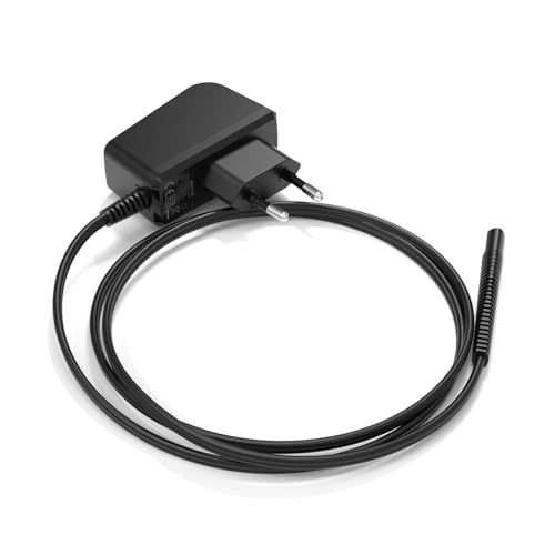 12V Kabel Passend für Braun Rasierer Ladekabel Series 9 7 5 3 S3 S5 9 pro 8 6 1 5544 5542 XT5 Body Barttrimmer All in One Beard Trimmer Wet und Dry Silk-épil 5 7 9 Netzteil von NICPOWER