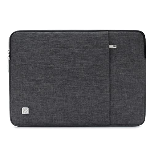 NIDOO 10 Zoll Laptop-Schutzhülle, wasserabweisend, tragbare Tasche für iPad 25,9 cm 9,7 10,5 Air 11 Pro 2020 Microsoft Surface Go 10,1 Lenovo Yoga Book, dunkelgrau von NIDOO