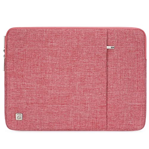 NIDOO 11 Zoll Laptop Sleeve Case Wasserabweisende Tasche für 12,9 iPad Pro M1 13 MacBook Air 2018-2021 Surface 6 7 X 12 Go Galaxy Chromebook 2 XPS 13, Rot von NIDOO