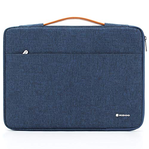 NIDOO 12,5 Zoll Laptop Notebook Tasche Aktentasche Handtasche Schutzhülle Sleeve für iPad Pro 12.9 2016 2017 / MacBook Air Pro 13 14 M1 / 13,5" Surface Laptop 2 3 4/13" ThinkPad X13 Yoga Gen 2, Blau von NIDOO